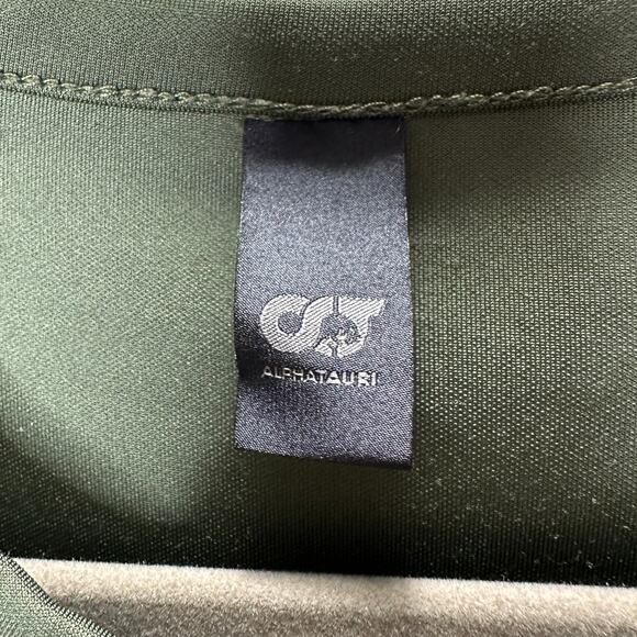 Alphatauri Olive Green Round Neck Long Sleeve Sweatshirt S - Picture 6 of 16